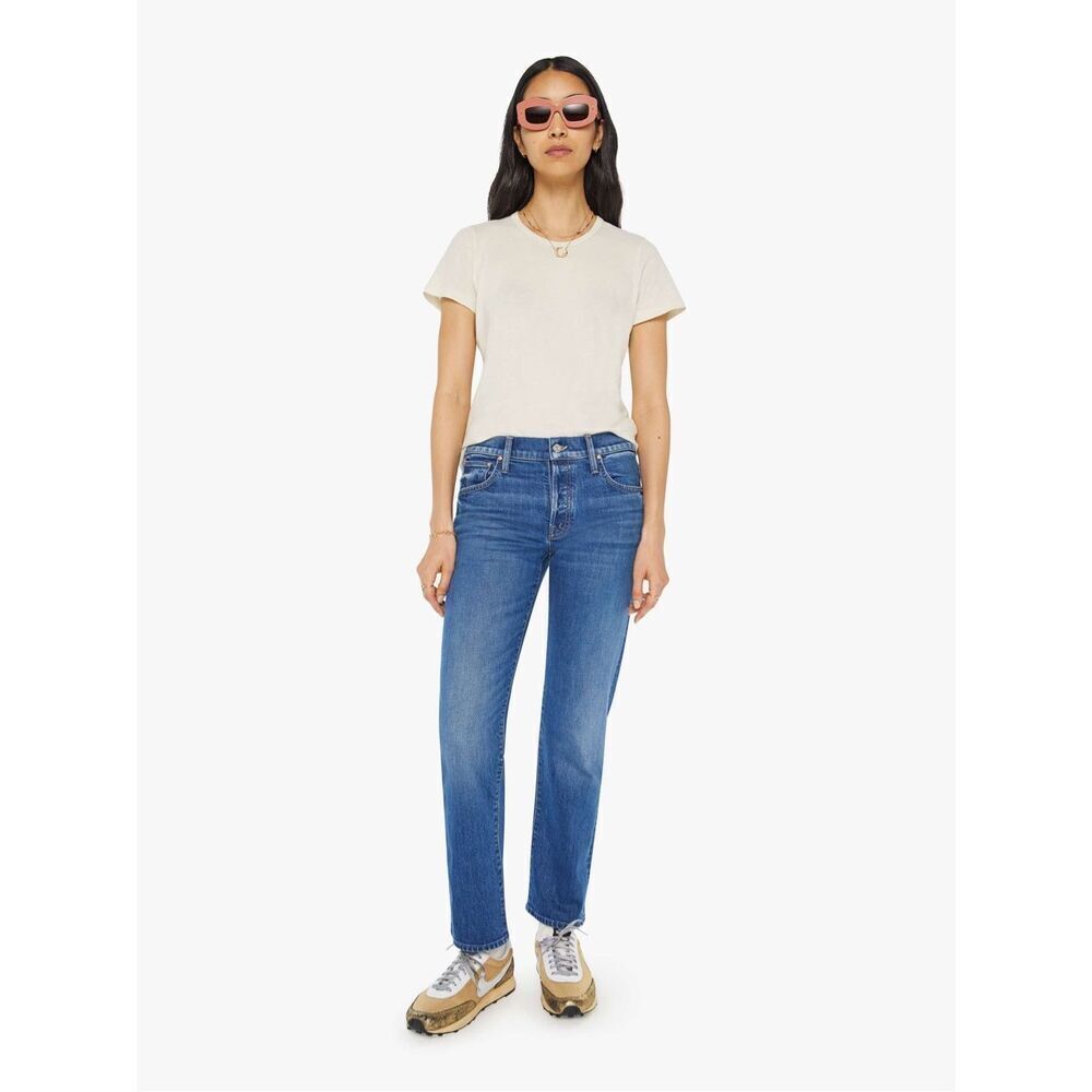MOTHER Blue Ankle & Cropped Jeans